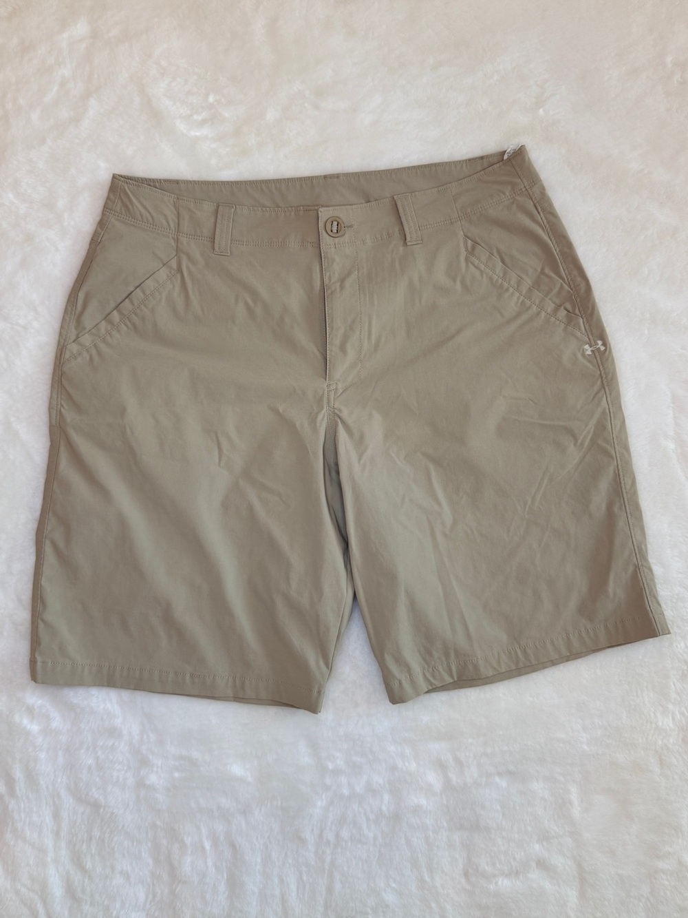 Under Armour Men's Taupe Athletic Shorts